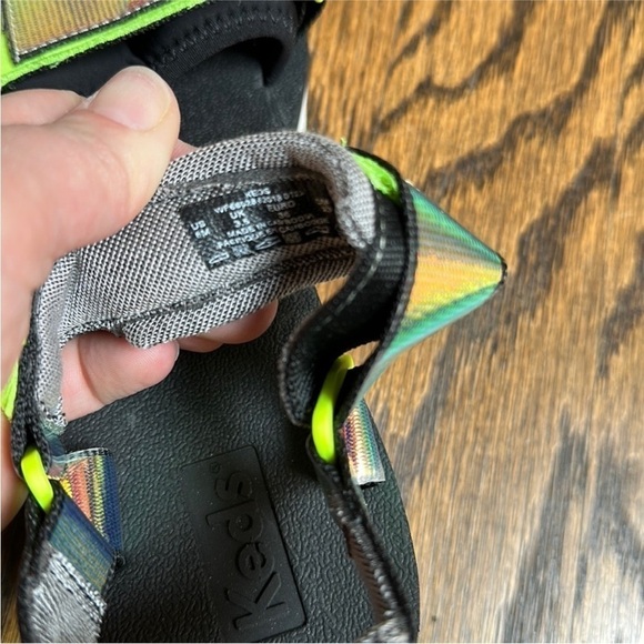 NWOT Keds Trio Platform Iridescent Black Sandals WF66028 - Picture 5 of 6